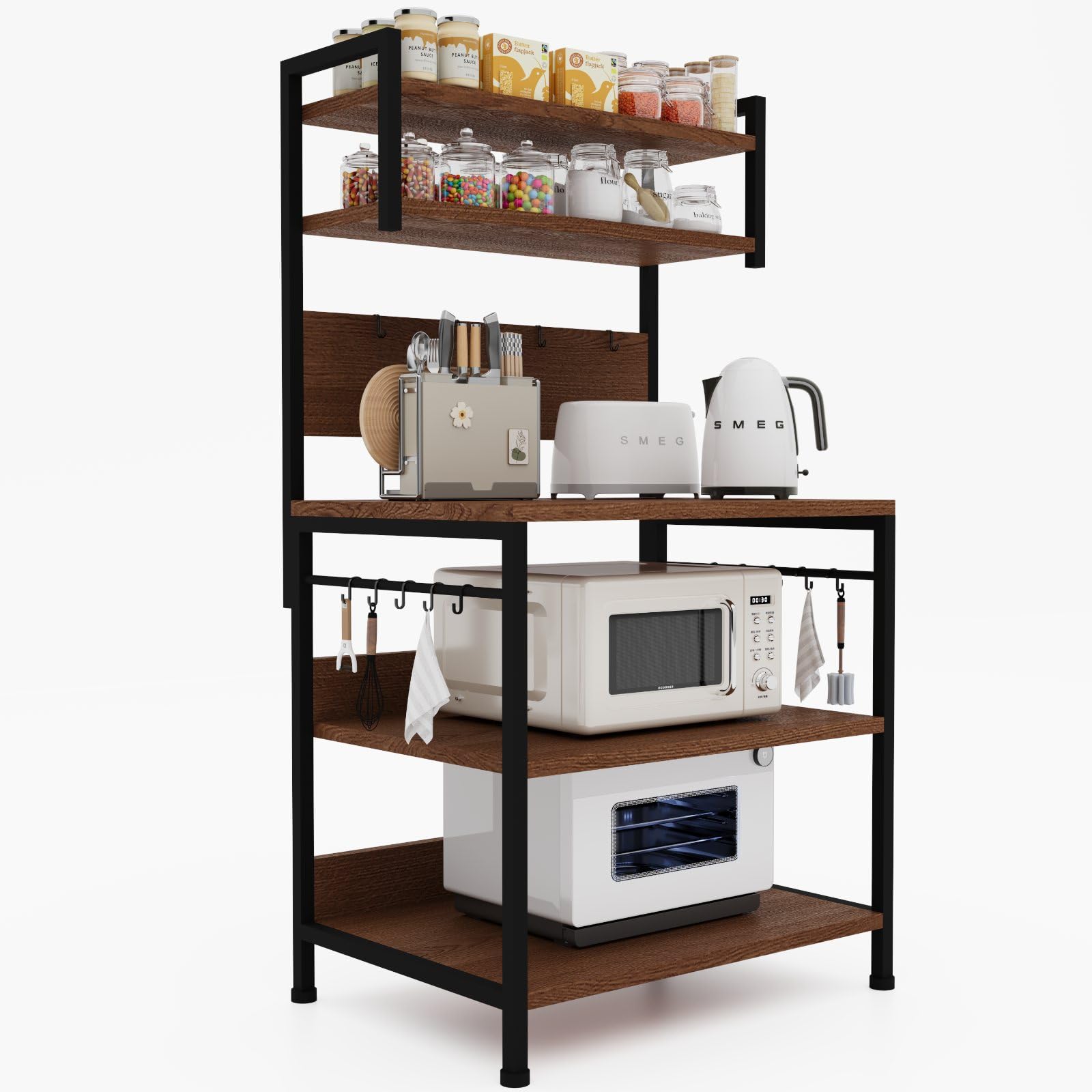Amazon.co.jp: ZXD キッチンベイカーラック 幅60×奥行40×高さ150cm